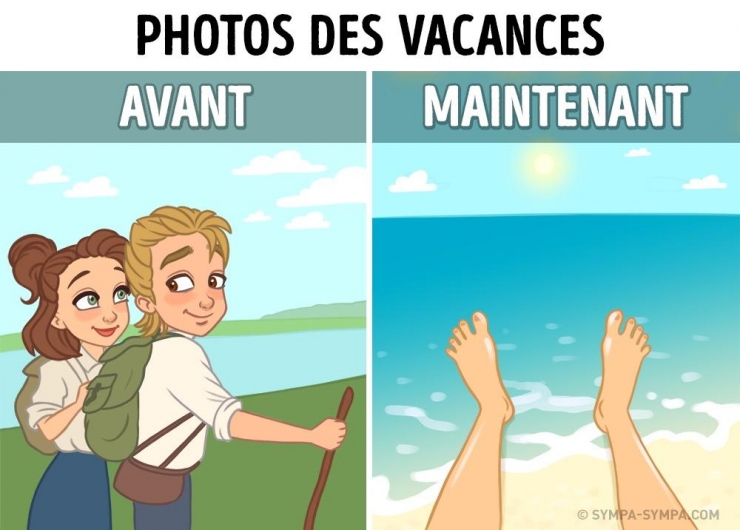 Avant et Après La vie change avec la technologie... (10 photos)