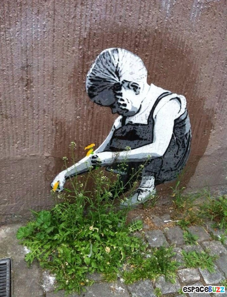 Illustration de l'article : Les 11 meilleures œuvres de street art combinées avec la nature