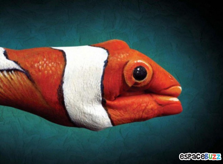 Illustration de l'article : 12 oeuvres de hand art en forme d'animaux