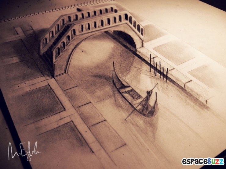Illustration de l'article : 26 dessins au crayon en 3D à couper le souffle