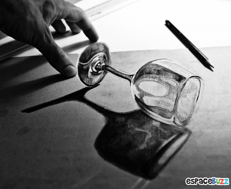 Illustration de l'article : 26 dessins au crayon en 3D à couper le souffle