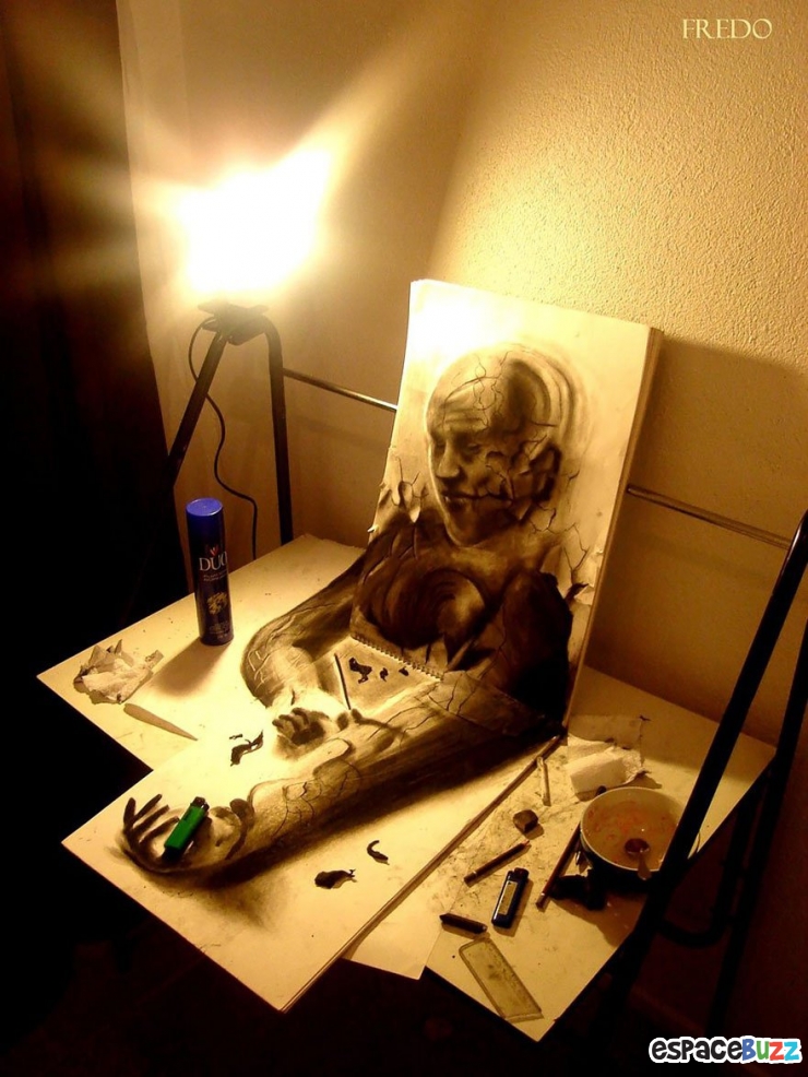 Illustration de l'article : 26 dessins au crayon en 3D à couper le souffle