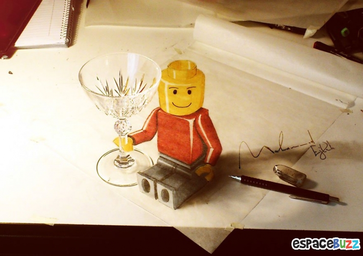 Illustration de l'article : 26 dessins au crayon en 3D à couper le souffle