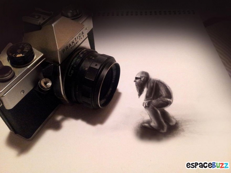 Illustration de l'article : 26 dessins au crayon en 3D à couper le souffle