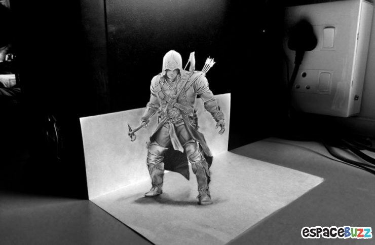 Illustration de l'article : 26 dessins au crayon en 3D à couper le souffle