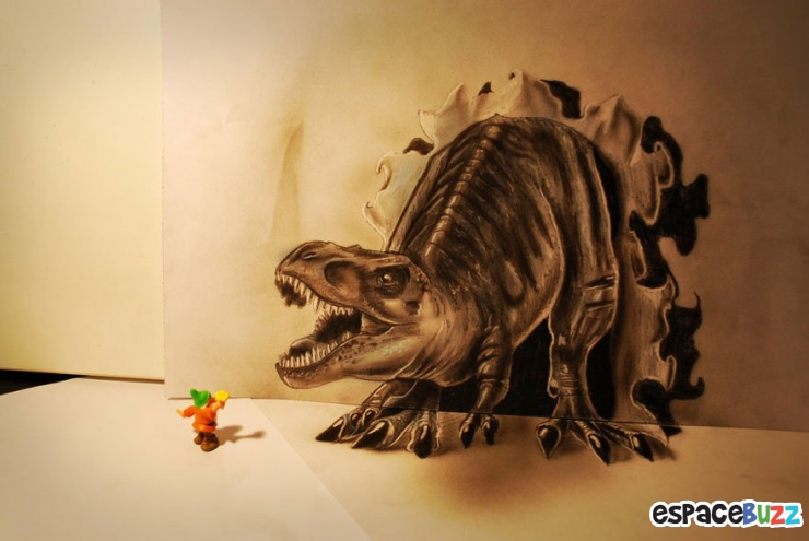 Illustration de l'article : 26 dessins au crayon en 3D à couper le souffle