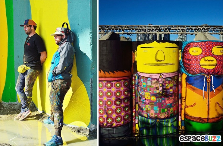 Illustration de l'article : Quand des silos disgrâcieux se transforment en oeuvres d'art géantes