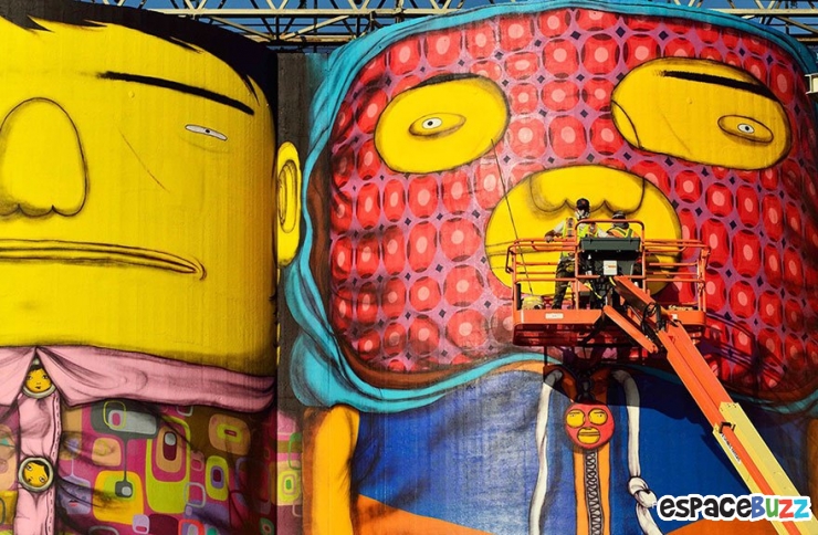 Illustration de l'article : Quand des silos disgrâcieux se transforment en oeuvres d'art géantes