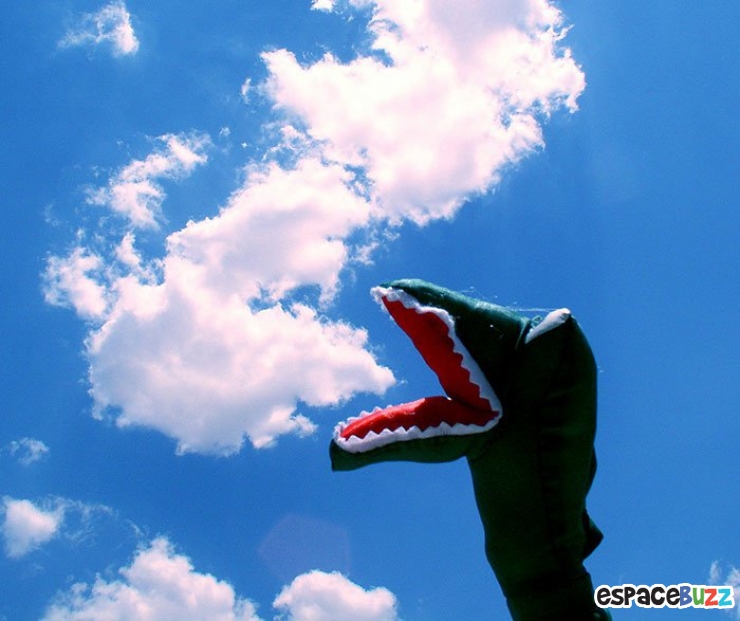 Illustration de l'article : 16 photos en trompe-l'oeil avec des nuages