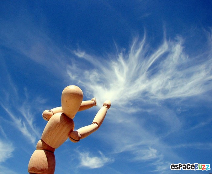 Illustration de l'article : 16 photos en trompe-l'oeil avec des nuages