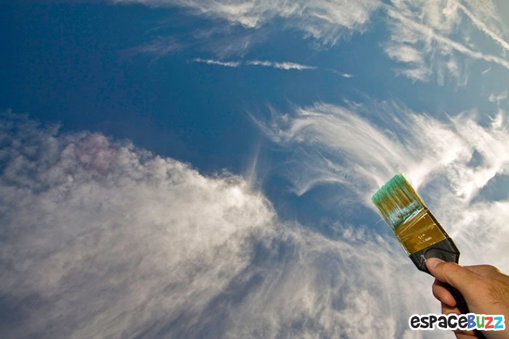 Illustration de l'article : 16 photos en trompe-l'oeil avec des nuages