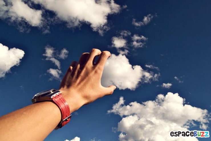 Illustration de l'article : 16 photos en trompe-l'oeil avec des nuages