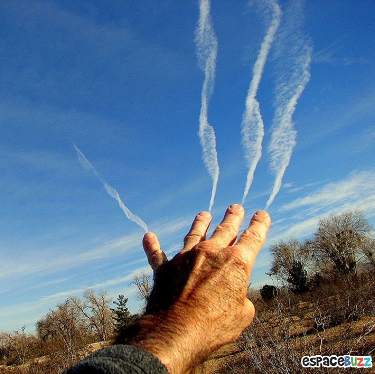 Illustration de l'article : 16 photos en trompe-l'oeil avec des nuages
