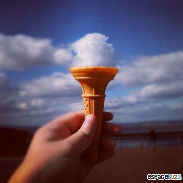 Illustration de l'article : 16 photos en trompe-l'oeil avec des nuages