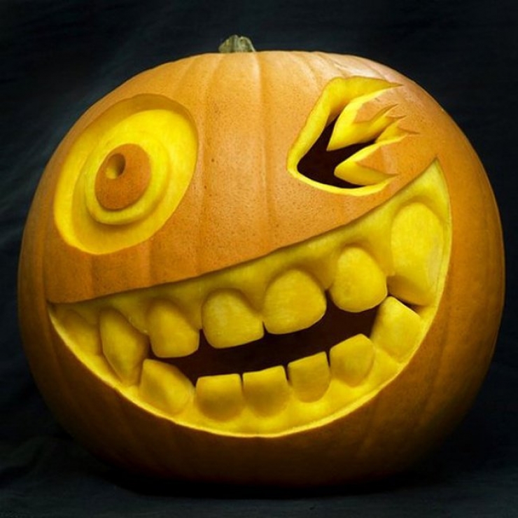 Illustration de l'article : Spécial Halloween : 28 citrouilles transformées en véritables sculptures