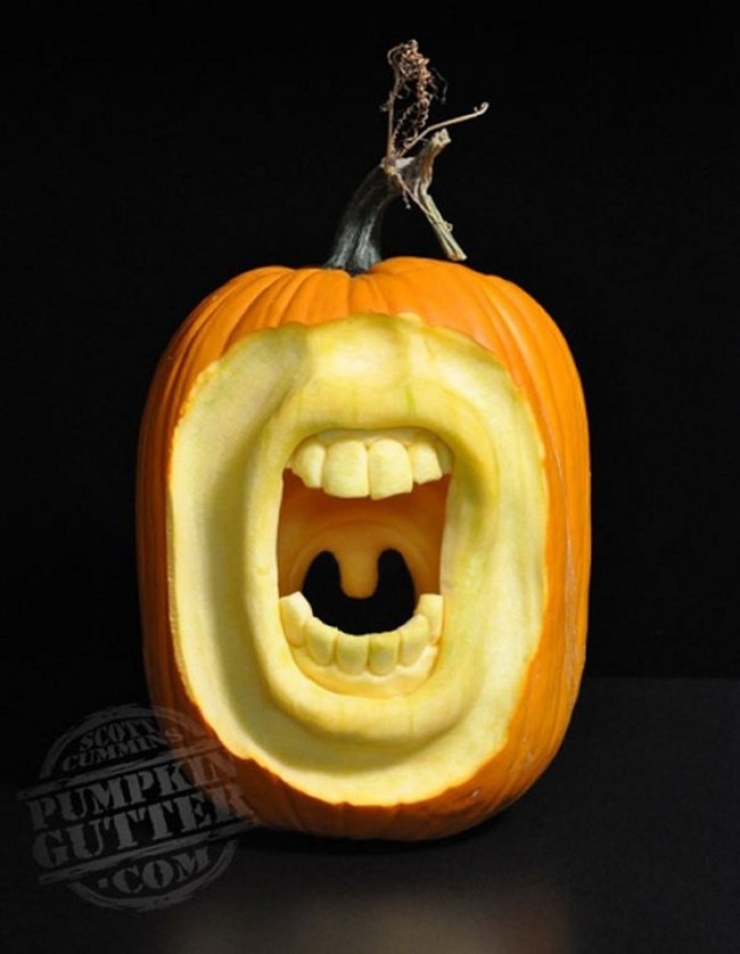 Illustration de l'article : Spécial Halloween : 28 citrouilles transformées en véritables sculptures