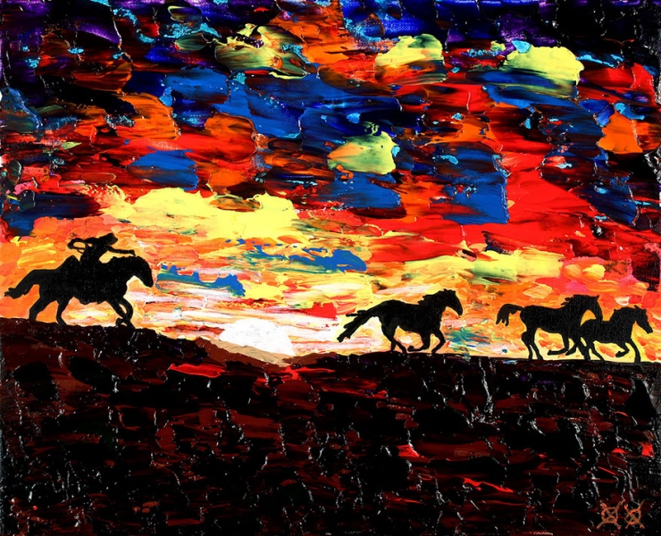 Illustration de l'article : Cette superbe toile est l'oeuvre d'un artiste malvoyant ! Découvrez son histoire et ses autres créations