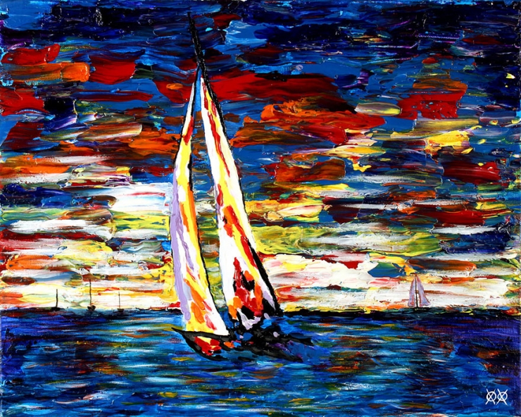 Illustration de l'article : Cette superbe toile est l'oeuvre d'un artiste malvoyant ! Découvrez son histoire et ses autres créations