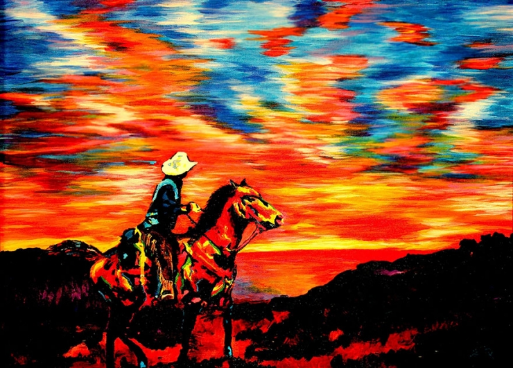 Illustration de l'article : Cette superbe toile est l'oeuvre d'un artiste malvoyant ! Découvrez son histoire et ses autres créations