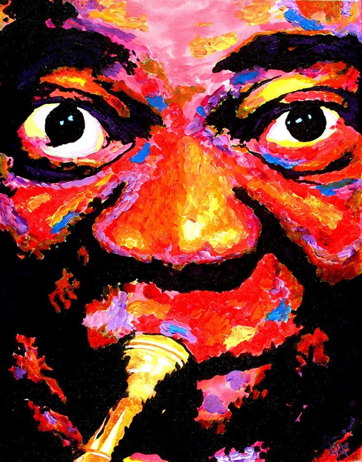 Illustration de l'article : Cette superbe toile est l'oeuvre d'un artiste malvoyant ! Découvrez son histoire et ses autres créations