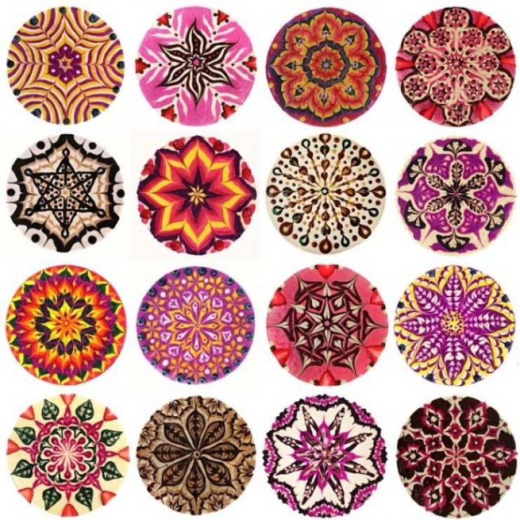 Illustration de l'article : Laissez-vous envahir par l'esprit zen de ces gâteaux à mandalas ! Une cuisine Végétalienne et Crue...