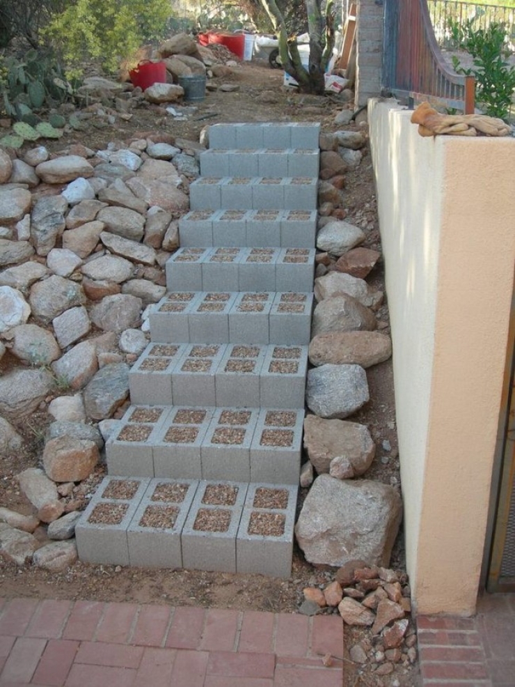 Illustration de l'article : 15 trucs que vous pouvez réaliser avec des parpaings ou des blocs de béton...