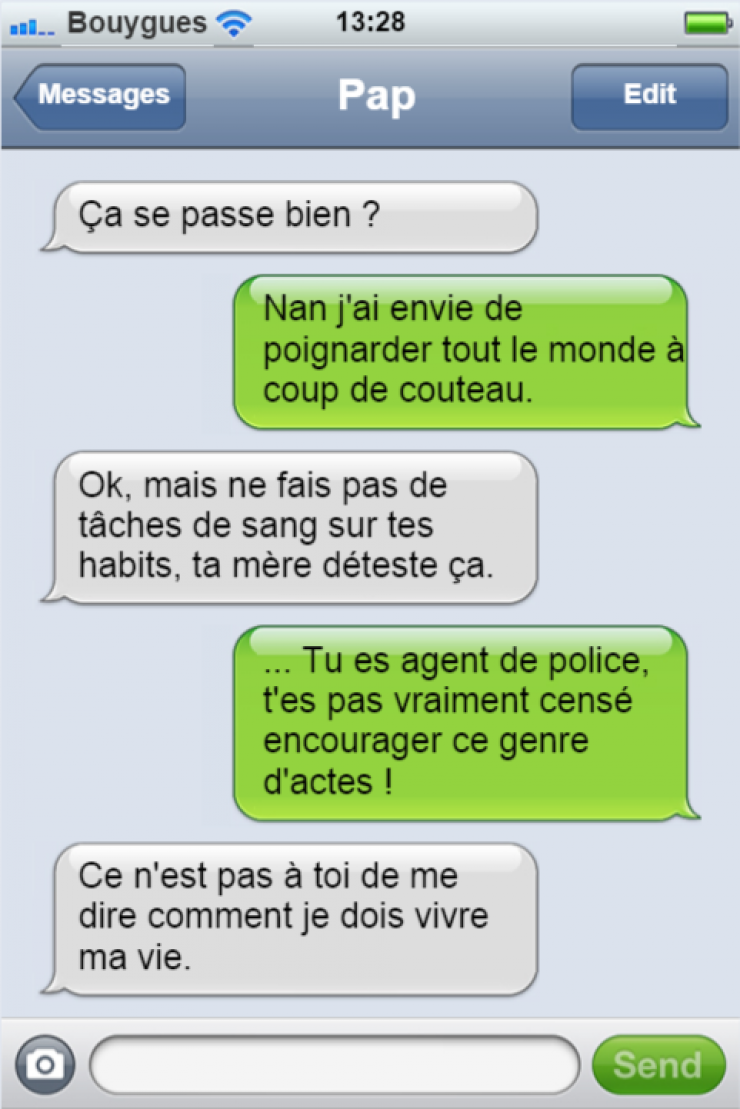 Quand Les Parents Envoient Des Textos A Leur Progeniture Ca Donne Quelque Chose De Tres Drole