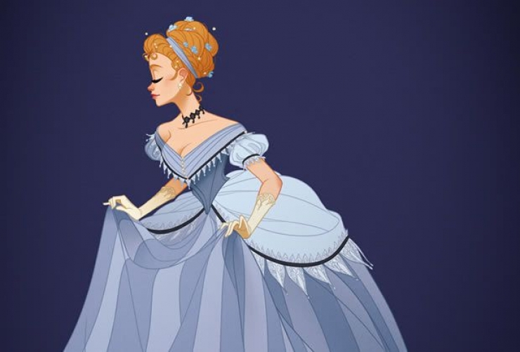 Illustration de l'article : A quoi ressembleraient les tenues des princesses Disney si on respectait leur époque ?