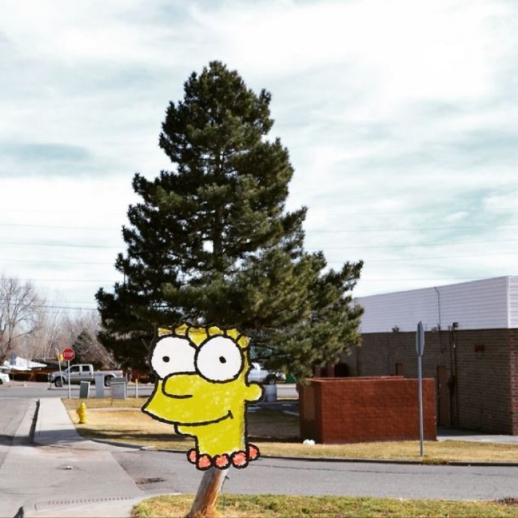 Illustration de l'article : 14 illustrations où le réel et le dessin se côtoient, par Kristián Mensa