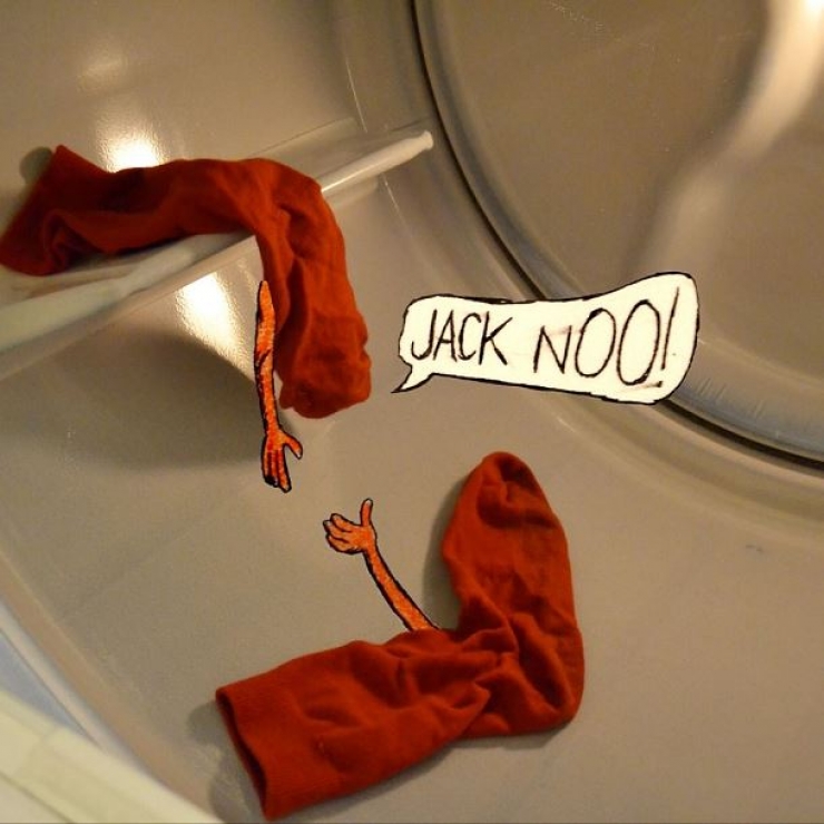 Illustration de l'article : 14 illustrations où le réel et le dessin se côtoient, par Kristián Mensa