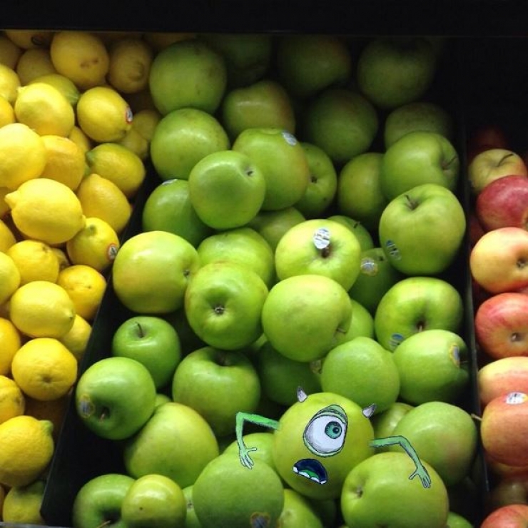 Illustration de l'article : 14 illustrations où le réel et le dessin se côtoient, par Kristián Mensa