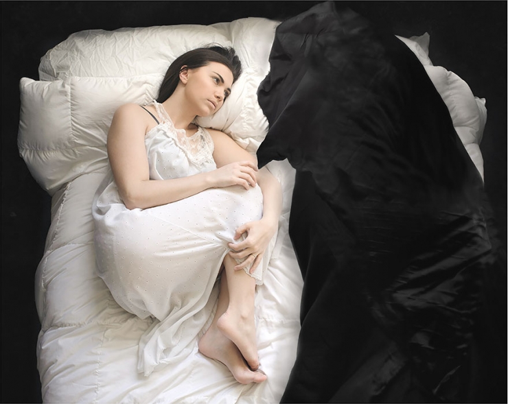 Illustration de l'article : Elle réalise des photos qui décrivent ce que lui provoque son anxiété... C’est prenant !