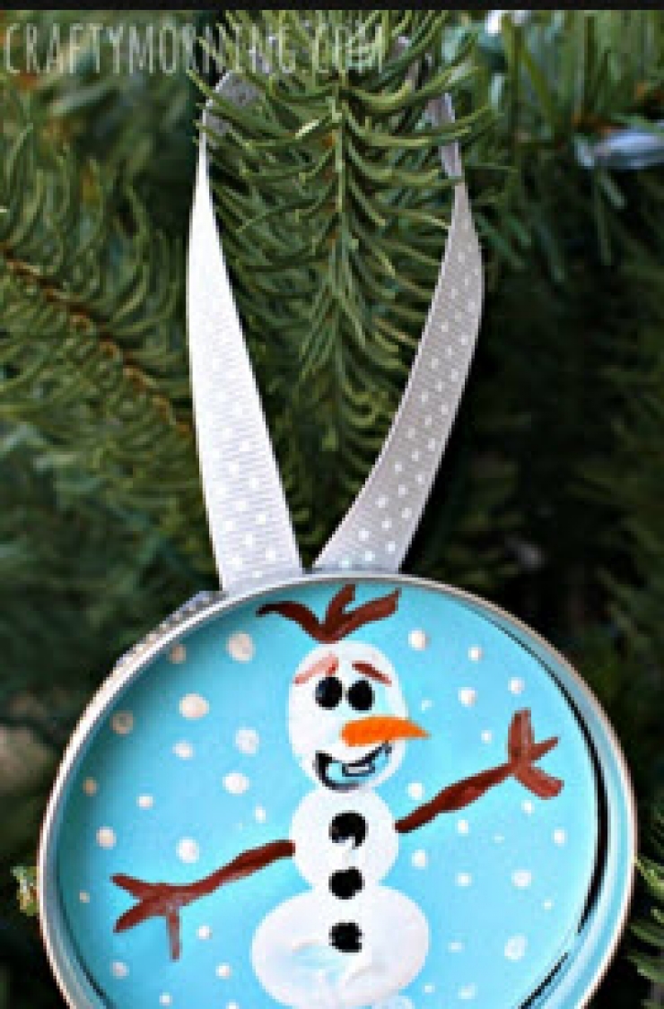 Illustration de l'article : Réjouissez vos enfants avec ces 16 bricolages autour d’Olaf de la Reine des Neiges …