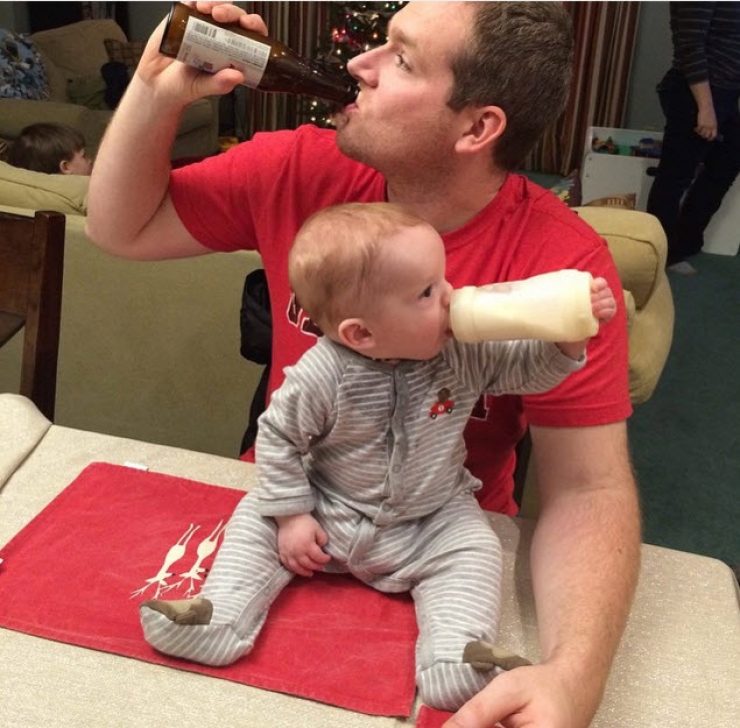 Illustration de l'article : 15 photos qui montrent que les hommes assurent dans leur rôle de papa…Ils sont adorables !