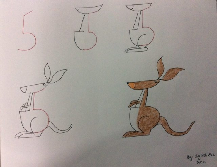 Illustration de l'article : 20 idées de dessins très drôles à réaliser à partir de chiffres. Activité ludique à faire avec les enfants !