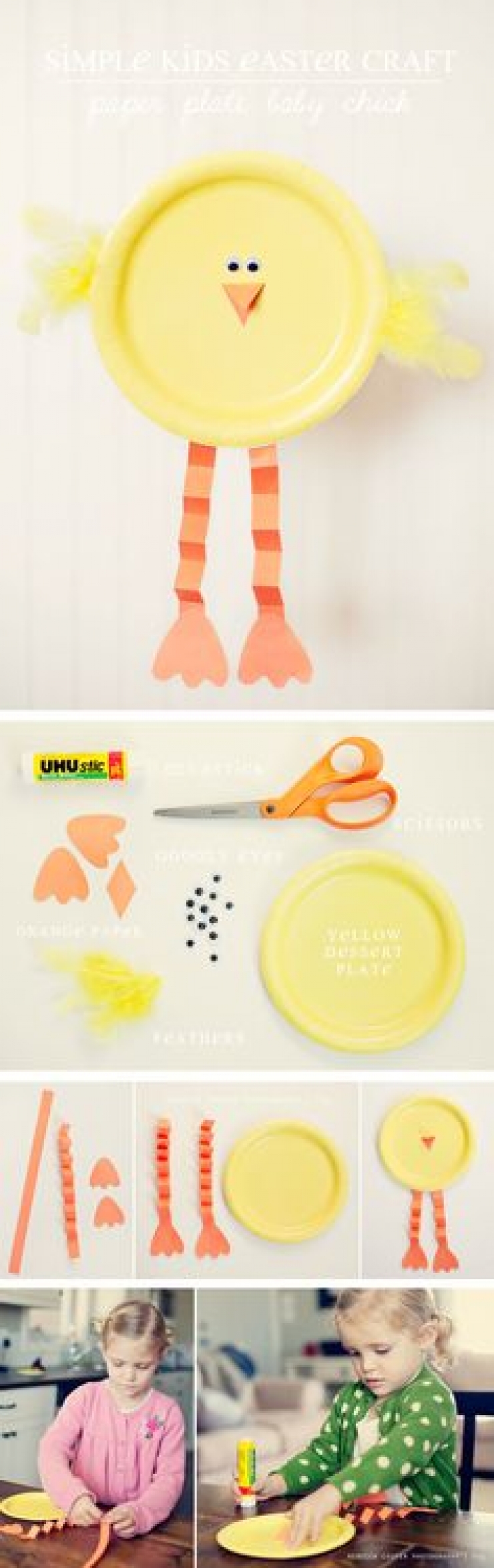 17 idées de bricolages pour Pâques sur le thème des poussins ! De quoi