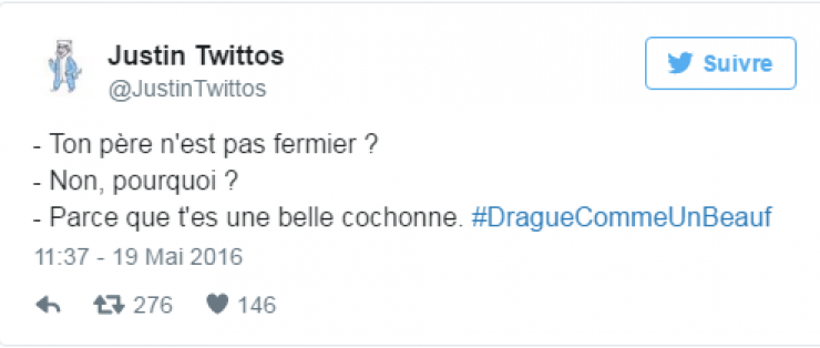 Draguecommeunbeauf 14 Des Pires Phrases De Drague Trouvees Sur Twitter