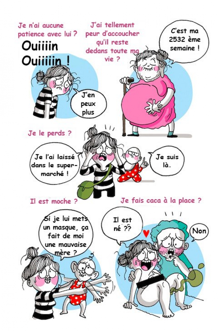 Illustration de l'article : Entre les légendes et la réalité, difficile de décrire la maternité en 2016 ! Heureusement, ces 15 illustrations le font assez bien !