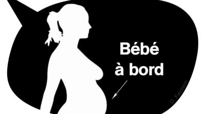 Illustration : "Attention bébé à bord !"