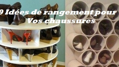 Illustration : "9 Idées de rangements pour vos chaussures"