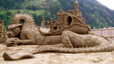 Illustration : "Les 51 Sculptures sur Sable les plus impressionnantes au monde!"