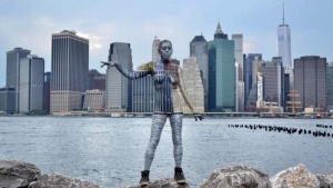 Illustration : "Les superbes body paintings de l'artiste Trina Merry : comme un caméléon à New York..."