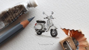 Illustration : "10 fabuleux dessins miniatures signés Lorraine Loots"