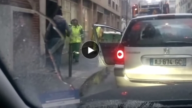 Illustration : Morsay se fout de la gueule d'éboueurs et se fait défoncer en directe!