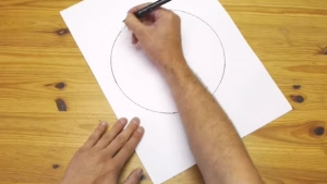 Illustration : "Astuce : voici comment dessiner un cercle sans compas"