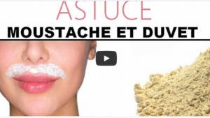 Illustration : "Comment réaliser une épilation définitive de la moustache et du duvet juste avec de la Farine..."