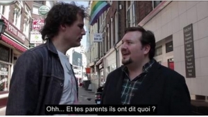 Illustration : "Les moqueries envers les Gays, c'est courant, mais si on faisait de même avec les hétéros vous réagiriez comment?"