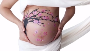 Illustration : "Bellypainting : le bodypainting pour femmes enceintes"