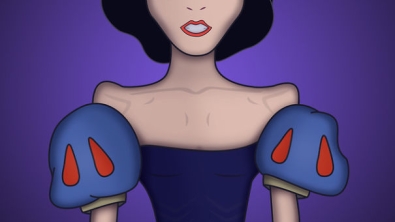 Illustration : Si les héros Disney étaient anorexiques