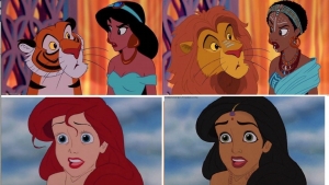 Illustration : "Et si les princesses Disney changeaient de nationalité ?!"